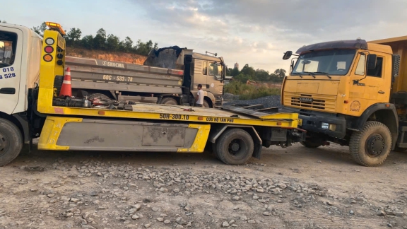 KÉO XE BEN HẾT ĐĂNG KIỂM
